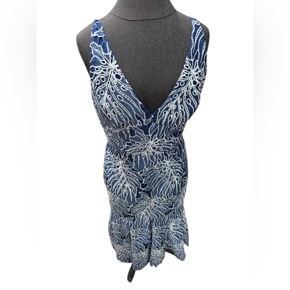 Antonio Melanie dress size 6 NWT Ethereal Elegance navy. Perfect! - Picture 2 of 11